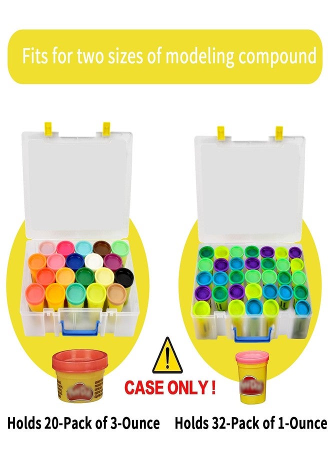 FULLCASE Case for Play-Doh Modeling Compound 20-Pack Case of Colors 3-Ounce Cans,Storage Box Organizer Container Holds 32-Pack of 1-Ounce Modeling Compound for Kid Party Favors(Box Only) - Image 2